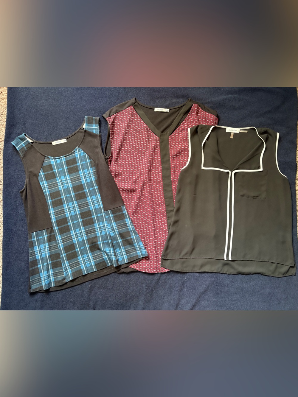 3 Ladies Work/Office Wear Tops Ricki’s and Calvin Klein - EUC